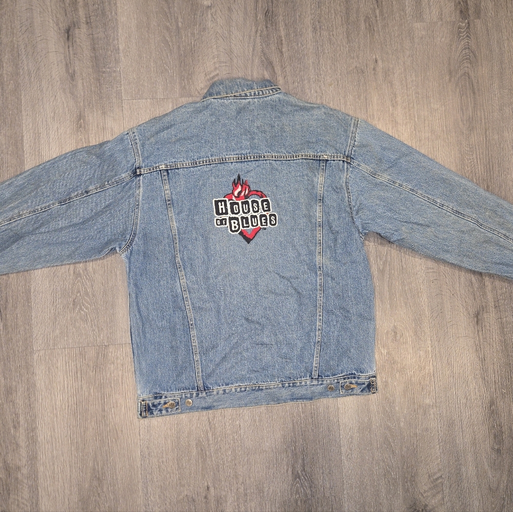House Of Blues Denim Jacket With Graphic Patch - image 8